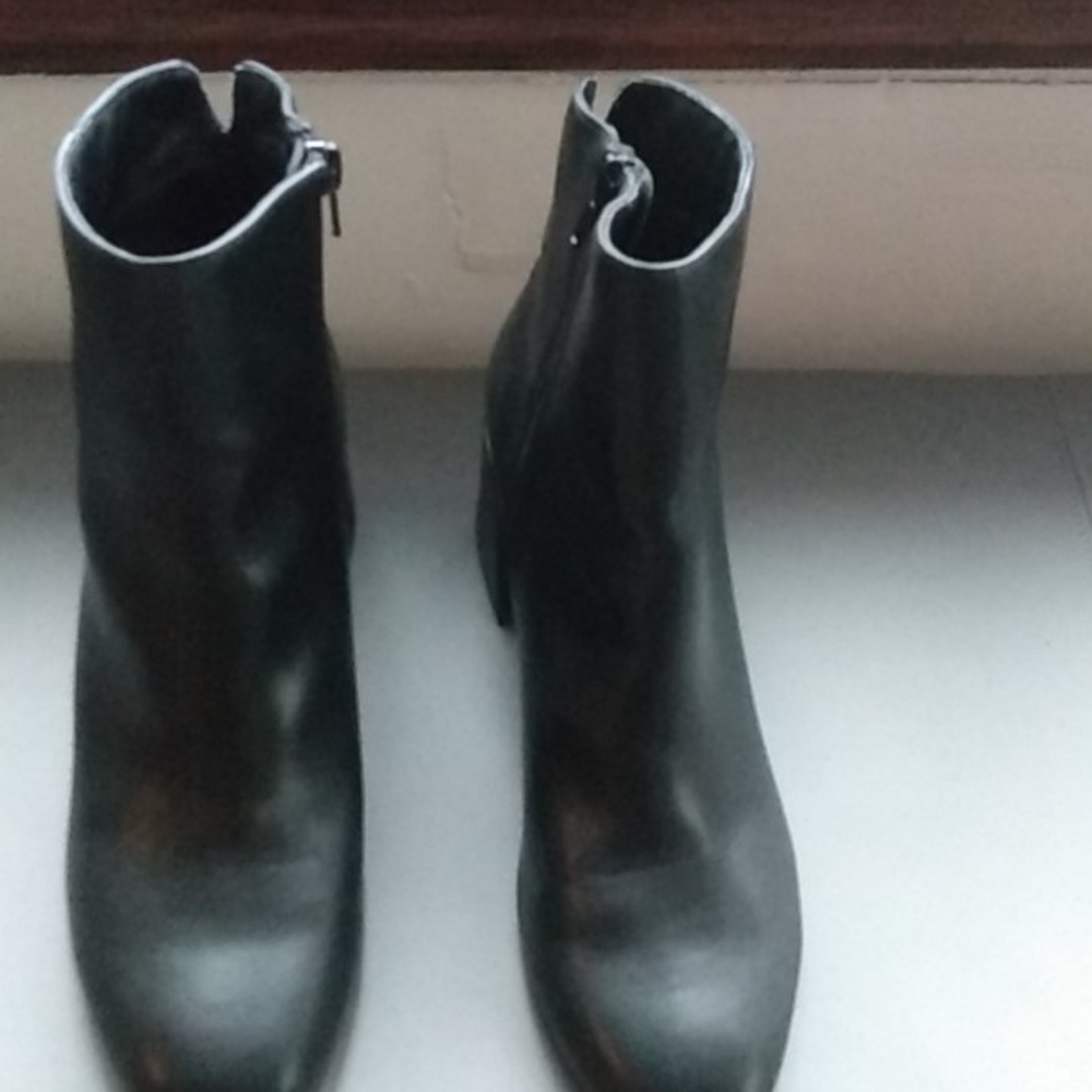 Black ankle boots
